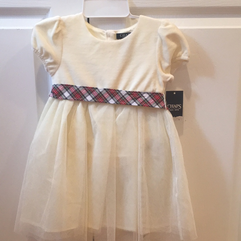 Chaps dress for little girl